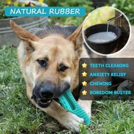Cutiful Cutiful Dog Toys for Aggressive Chewers Large Medium Breed Indestructible Dog Chew Toys Dog Toothbrush Squeaky Interactive Tough Extremely Durable Dog Toys to Keep Them Busy
