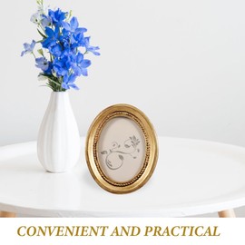 Vintage Resin Photo Frame, European Style Wall and Tabletop Display, Retro Antique Picture Frame for Home Decor, Multi-Size Options, Easy Installation