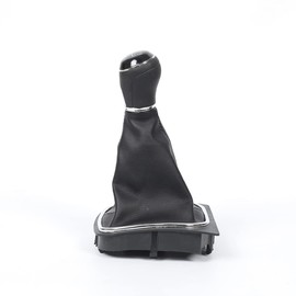 Aiuphing Gear Knob 5 Gears Gear Stick Cuff Replacement for VW Golf 5 6, 110 mm Hole Diameter
