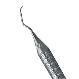 Hu-Friedy SC2R/2L6 #2R/2L Columbia Curette, #6 Satin Steel Handle
