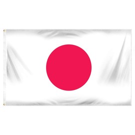 Japan Flag Polyester 3 ft. x 5 ft.