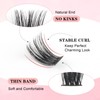 Glowingwin Individual Lashes Cluster Lashes Natural Look 10-16mm Mixed 72