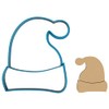 Santa Hat - Cookie Cutter/Sugar Cookie/Fondant/Clay (1359)