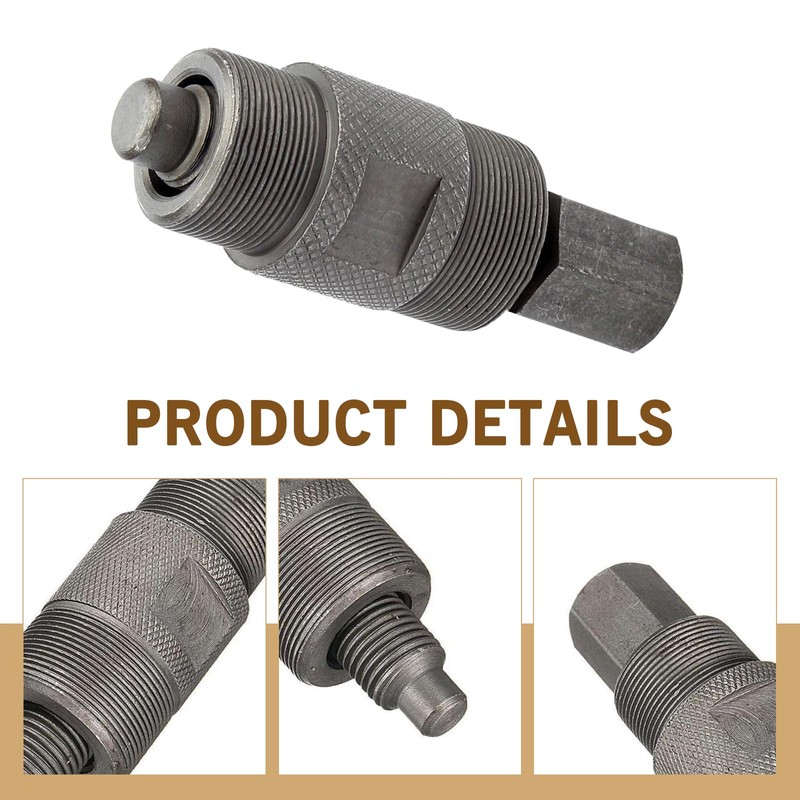 yorpyep Flywheel Puller, Rotating Thread-on Rust-proof Stator Removal Tool, Motorcycle