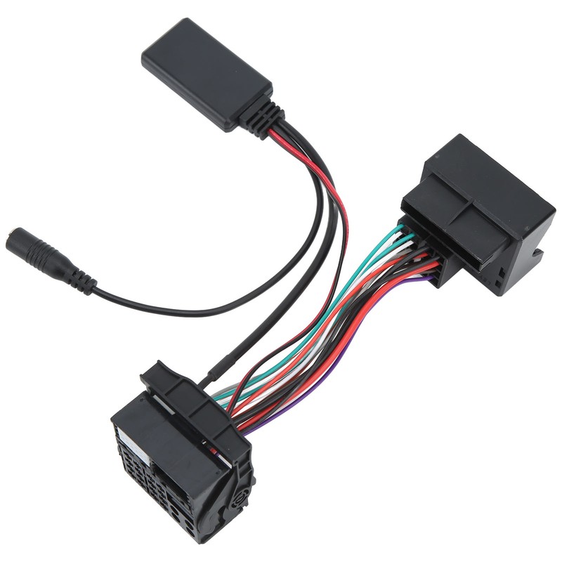 Bluetooth 5.0 AUX IN Audio Cable Adapter with Microphone Replacement