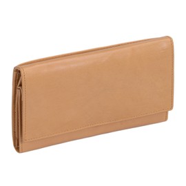 Ladies Wallet DOLPHIN, Genuine Leather, natur/beige - ''LEAS Ladies-Collection''