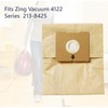 3 Pack Zing Canister Vacuum Bags For Bissell Model 4122,