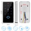 KurDunly RFID Biometric Fingerprint Access Control Keypad, Waterproof Touch Controller