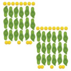 Beistle 2 Sheets (58 Pc) Lucky Leprechaun Footprints & Coins Peel 'N Place Wall Clings For St. Patrick's Day Decorations, Made In USA Since 1900