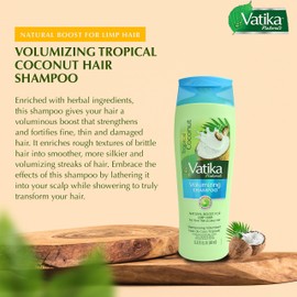 Dabur Vatika Naturals Shampoo and Conditioner Set (Coconut)