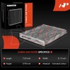 A-Premium - Filtro de aire de cabina de 2 piezas