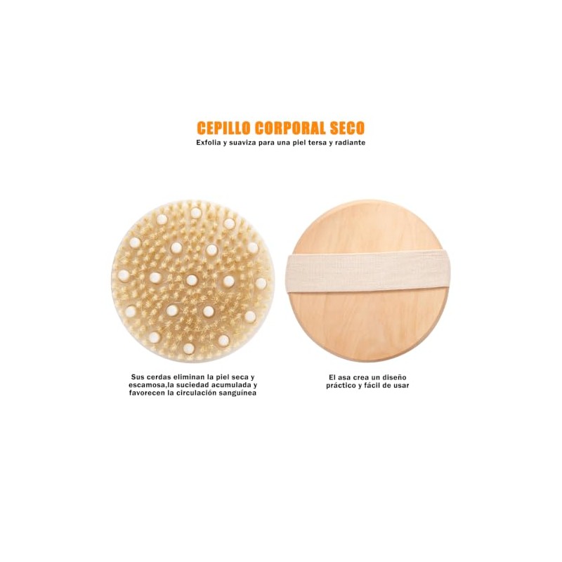 Cepillo Exfoliante Corporal con Cerdas Naturales