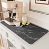 AMOAMI-Coffee Mat Hide Stain Rubber Backed Absorbent Dish Drying Mat