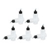 10Pcs Hair Oil Bottle 60ml Leakproof High Temperature Resistant Transparent