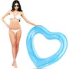 Heart Swimming Pool Float, Adult Pool Floats, Water Fun Beach