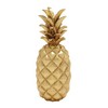 Deco 79 Polystone Fruit Decorative Sculpture Pineapple Home Decor Statue,