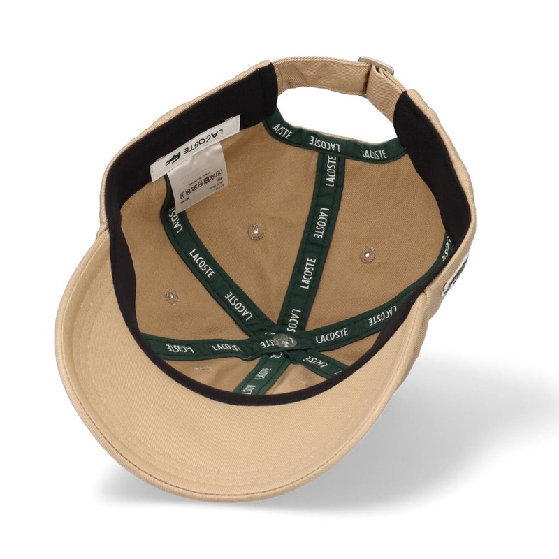 Lacoste Logo Cotton Basic Cap (Beige)