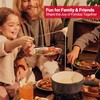 Swissmar Lugano Cast Iron Cheese Fondue Set, 9-Piece, 2 QT