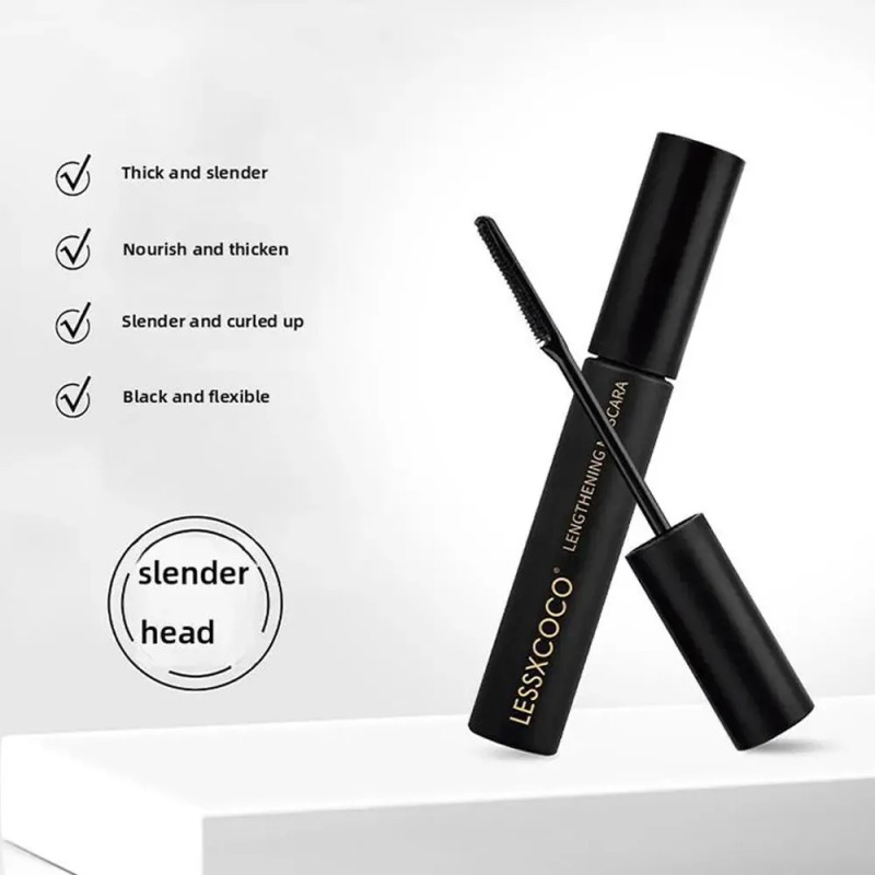 Máscara De Pestañas Espesa Natural De 4 Ml, Larga Y