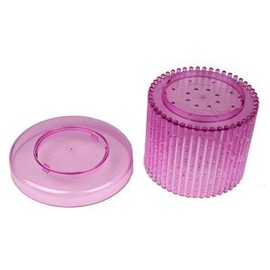 5.25" Rose Quartz Orchitop Carousel Orchid Pot with Matching Detachable Saucer