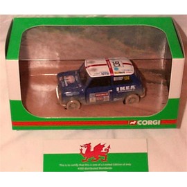 corgi mini cooper classic neil burgess world rally championship 2004 limited edition 1:36 scale diecast model