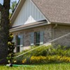 AMES Adjustable Pulsating Spike Sprinkler for Lawn, Garden or Yard,