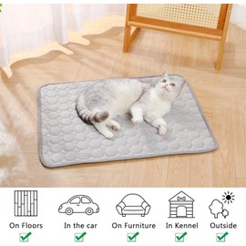 2025 New Dog Cooling Mat, Cooling Mat for Dogs, Washable Portable Pet Cool Pads for Dogs & Cats, Pet Mat for Dogs Cats, Home & Outdoor (39" x 28" XL Size)