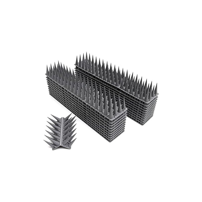 10Packs 9.84 Ft Bird Deterrent Spikes Strips Bird Spikes for