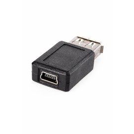Harrista USB 2.0 Type A Female to Mini 5 Pin B Female Converter Adaptor - 1X