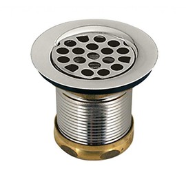 Westbrass Grid Basket Style Bar Sink Strainer, Polished Nickel, D2181-05