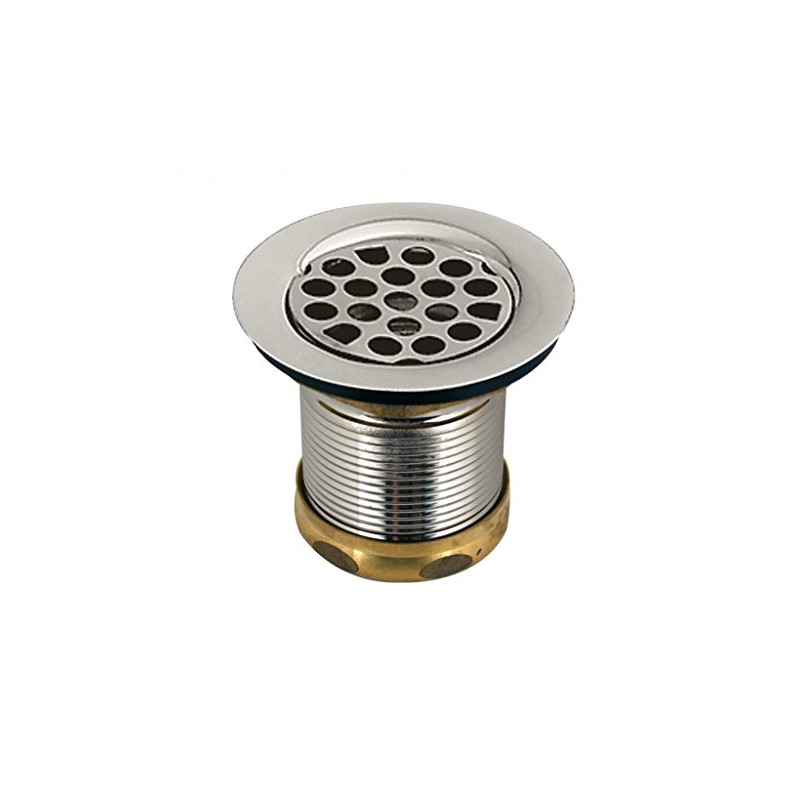 Westbrass Grid Basket Style Bar Sink Strainer, Polished Nickel, D2181-05