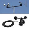 High Accuracy Wind Speed Anemometer Sensor for Meteorological Monitoring of