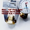 Solid Brass SAE 45 Degree 1/2'' Flare Female Male Cap
