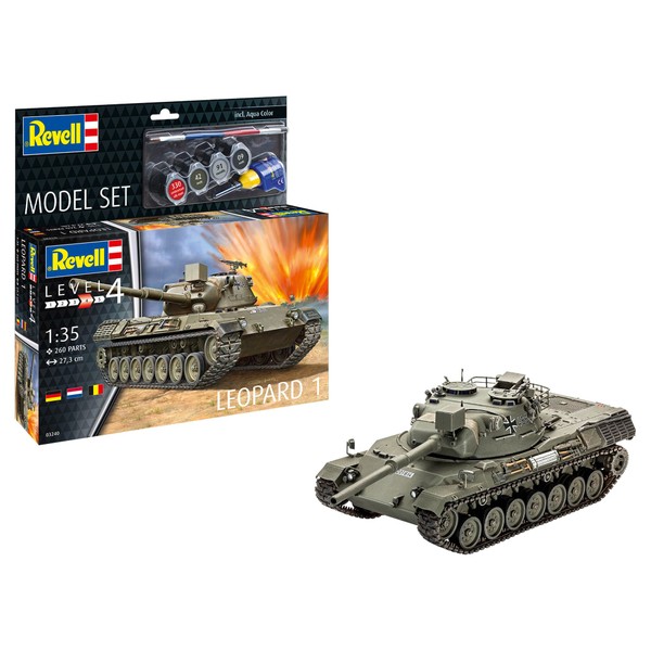Revell Model Kit Leopard 1 | First Postwar Battle Tank