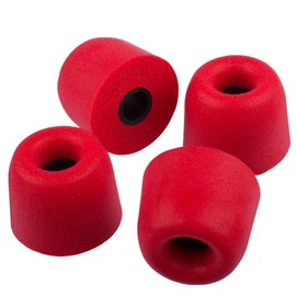 Xcessor FX4.0 (M) 4 Paar Memory Foam In Ear Kopfhörer Ohrpolster Größe Mittel. Rot
