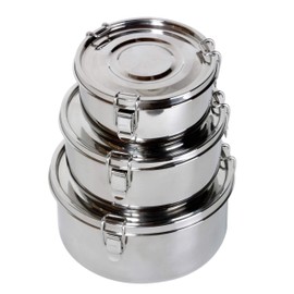 Relags 'Food Container', Stainless Steel, Round - Small