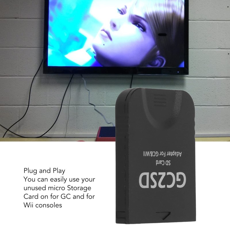 GC2SD Micro SD Card Adapter Reader For Gamecube Wii Micro