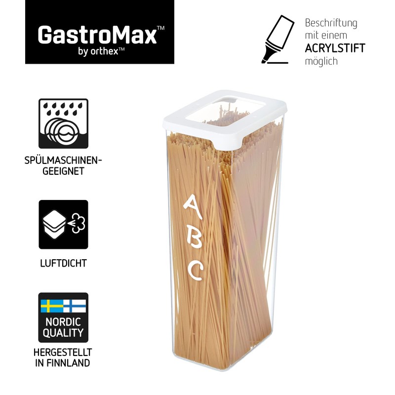 Gastromax 7726010 Airtight Storage Container, 13 x 9 x 28