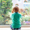Rainbow Window Stickers | Pastel or Bright Colour Option |