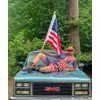 Zesties Male Romper (Large, American Flag)