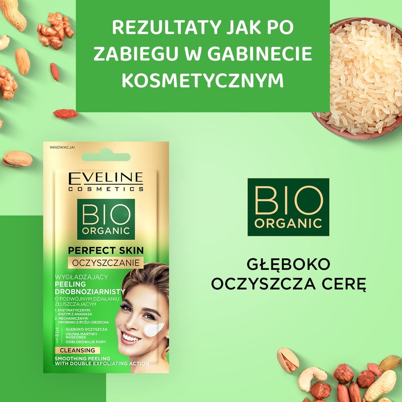 Eveline Cosmetics Perfect Skin Strong Smoothing Fine Grain Exfoliator 8ml