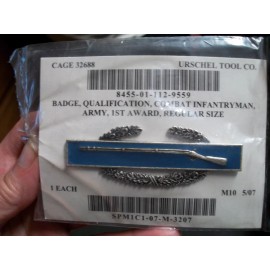 Lot of 3 Assorted NEW US Army First Award CIB Combat Infantry Badge