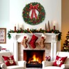 Christmas Wreath Decorations - 22" Artificial Christmas Wreath for Front