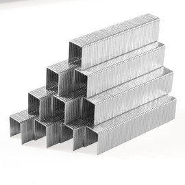 SITLDY Heavy Duty T50 9/16 inch Length Staples 700-Count, 3/8" Crown 20 Gauge Galvanized, for Pneumatic, Electric, manual T50 Stapler Gun