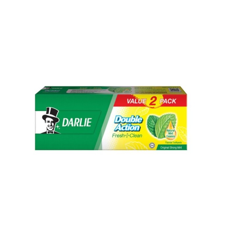 DARLIE TOOTHPASTE DOUBLE ACTION 225Gx2 (New Stock)