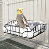 Acshio Rat Cage Platform, Metal Basket Rat Hammock with Mat,