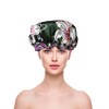 (Lily) - Quanchen Shower Cap for Women Long Hair,Reusable Elastic