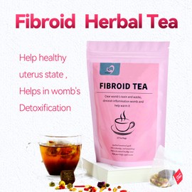 Hiherbs Fibroid Tea for Women - Shrink Ovarian Cysts, Pregnancy Detox & Cleanse Womb, Fertility Tea