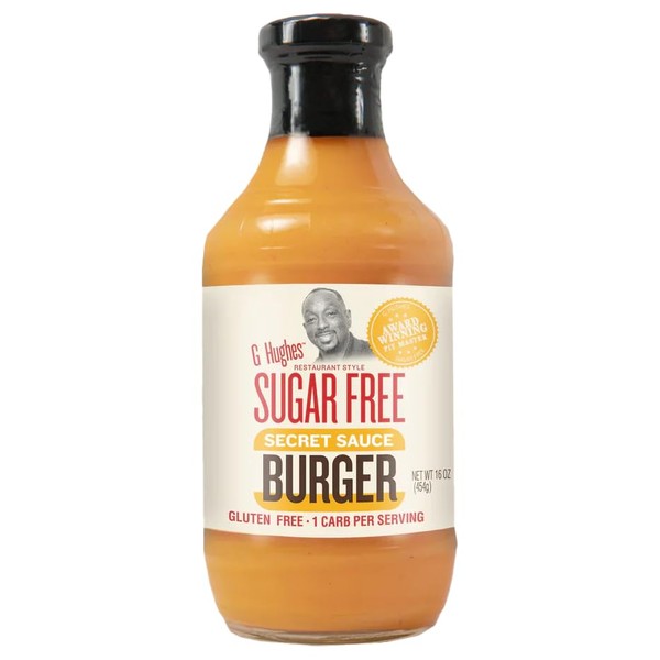 G Hughes Sugar Free Secret Burger Sauce, 16 Ounce (Pack