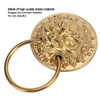 Door Knocker Chinese Style Animal Head Style Modelled Antique Brass